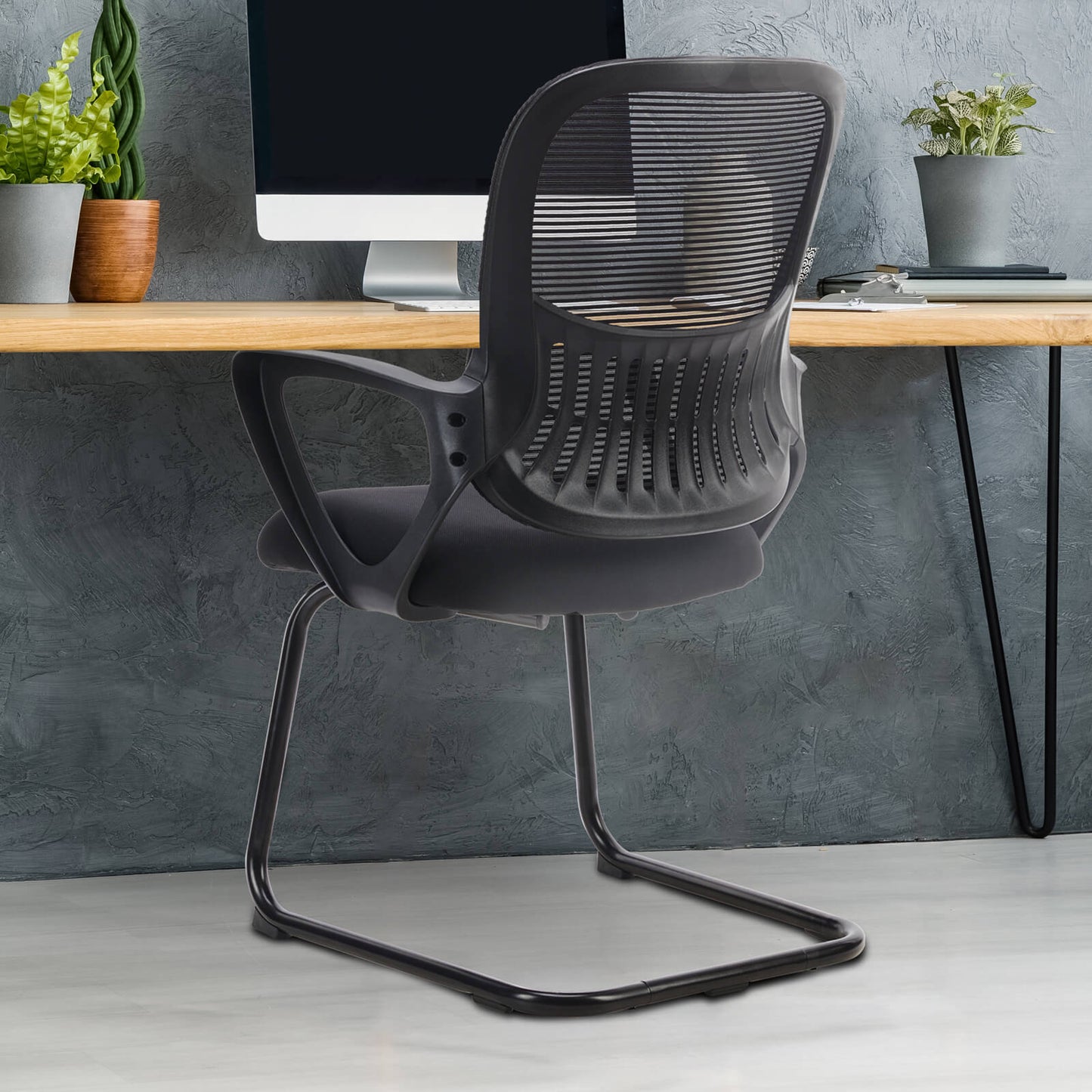 Sweetcrispy Office Chair with Armrests