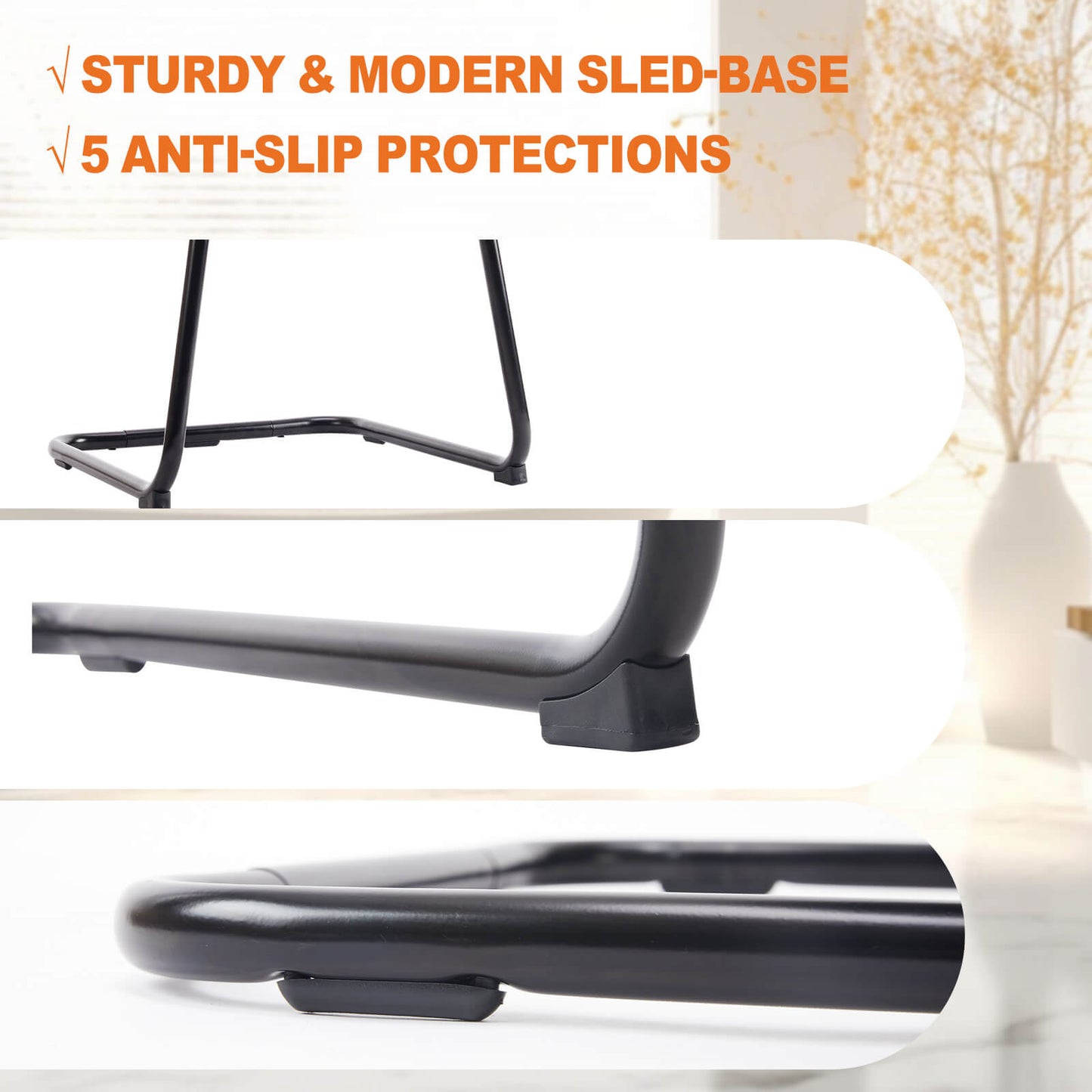 Sweetcrispy Office Chair with Armrests