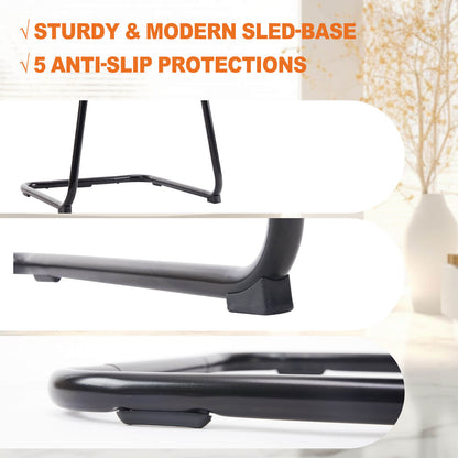 Sweetcrispy Office Chair with Armrests