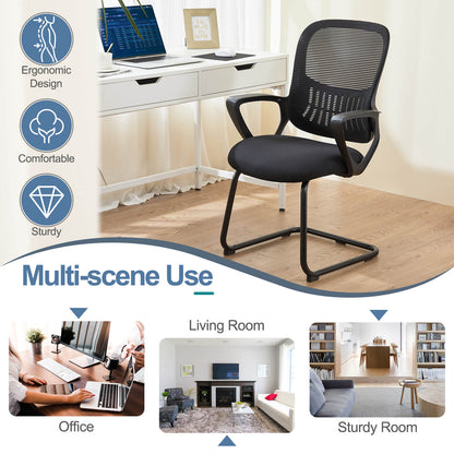 Sweetcrispy Office Chair with Armrests