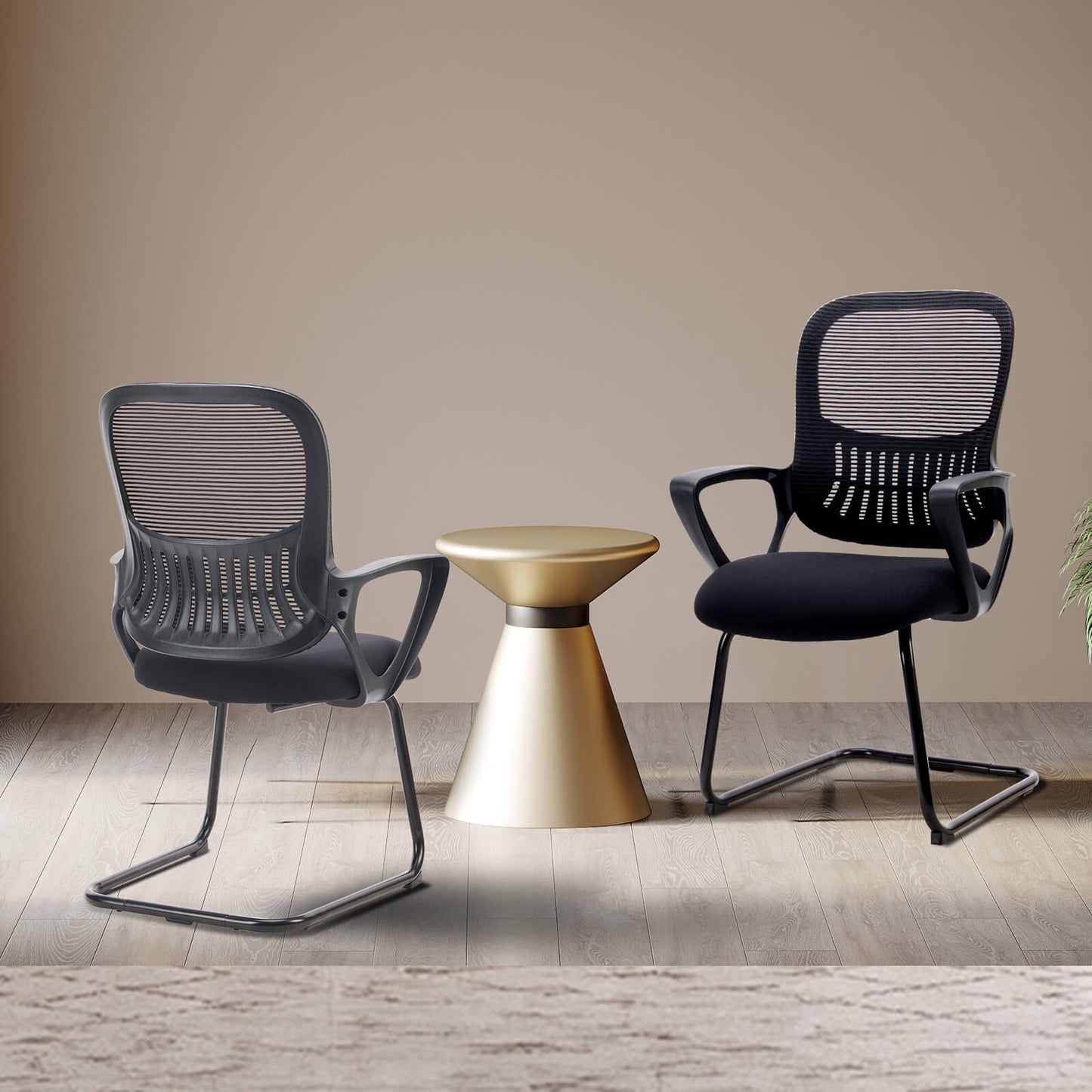 Sweetcrispy Office Chair with Armrests