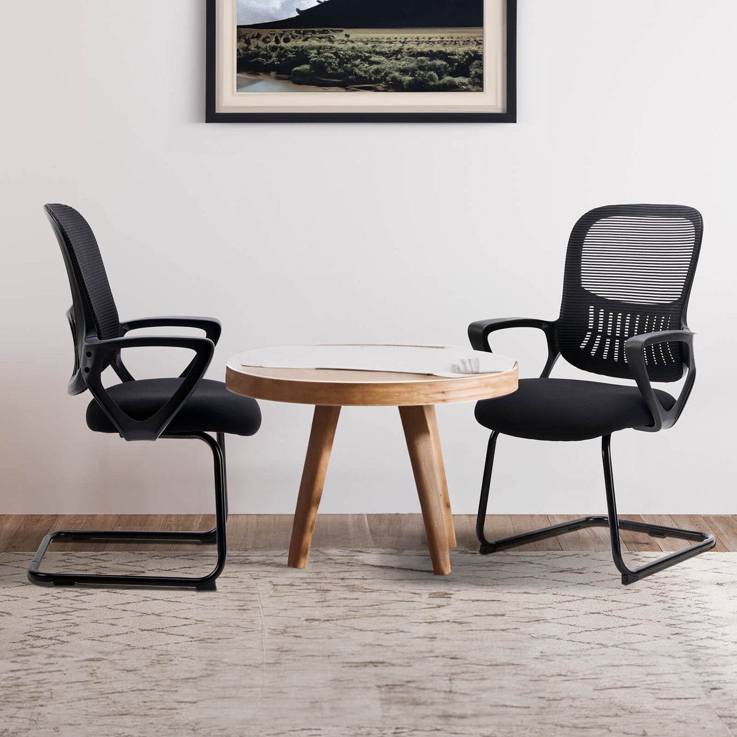 Sweetcrispy Office Chair with Armrests