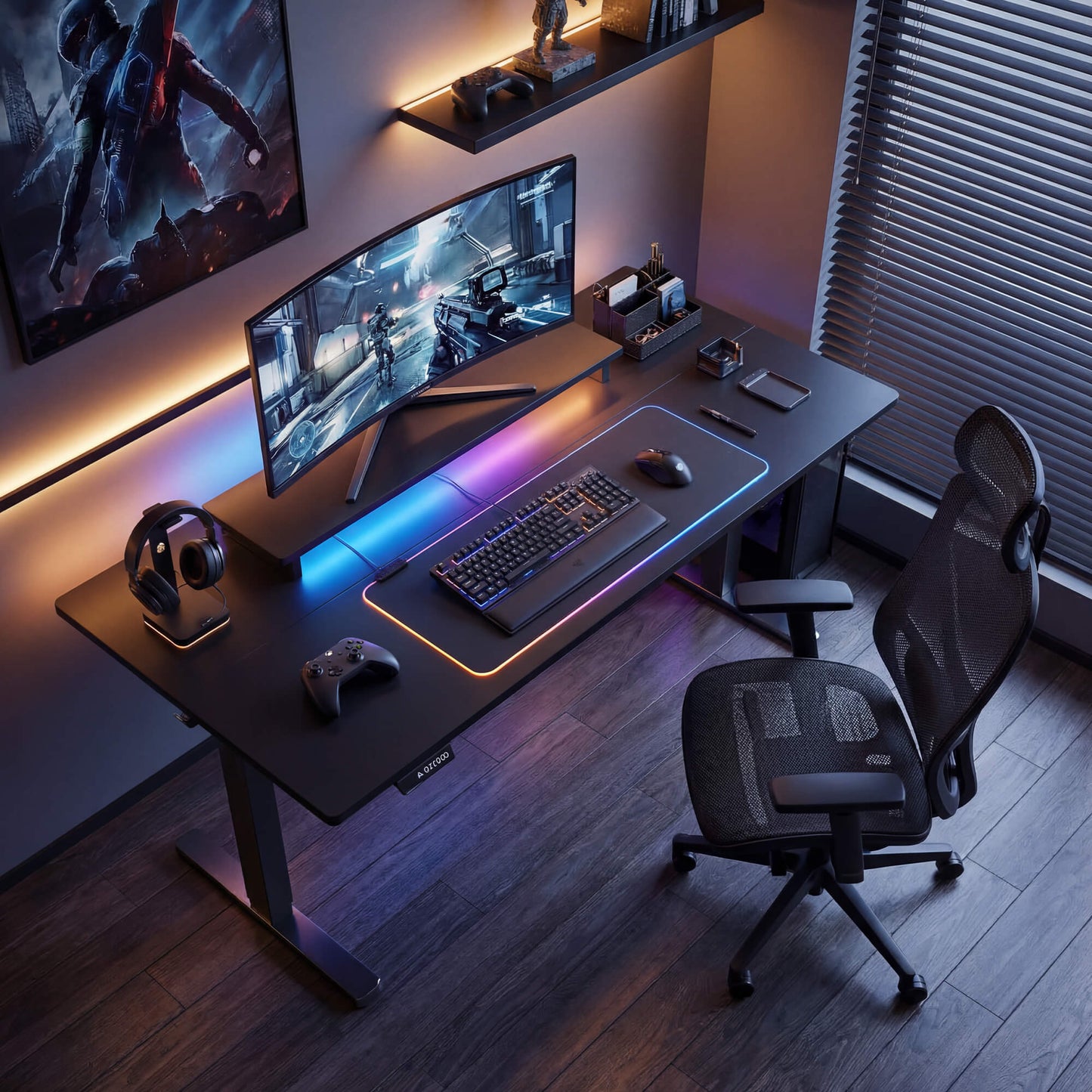Sweetcrispy Elevating Standing Table, Ergonomic Design