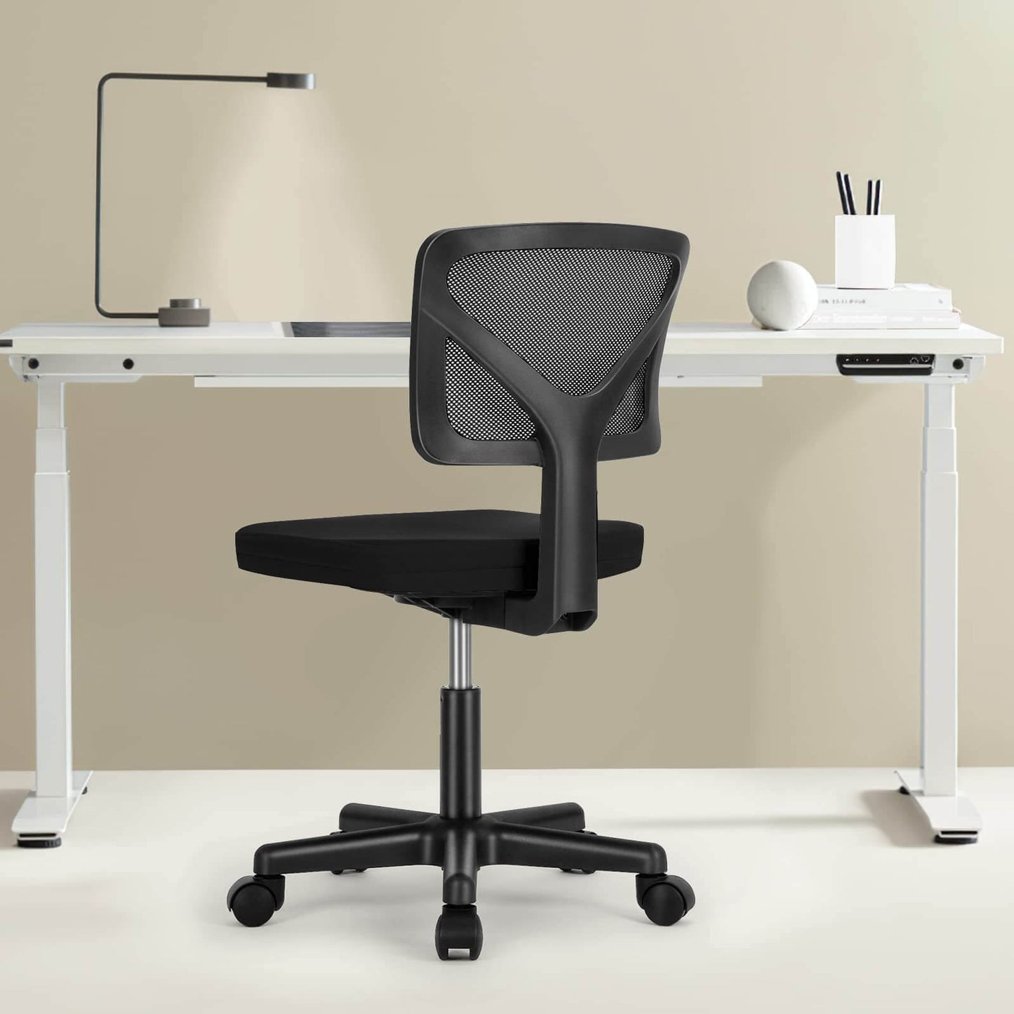 Sweetcrispy Desk Chair with Lumbar Support for Office