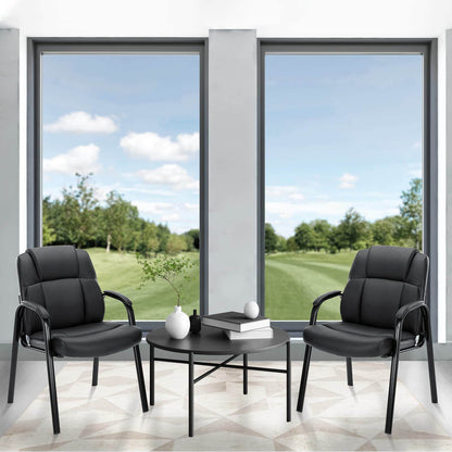 Sweetcrispy Reception Chair with Armrests for Meeting Rooms
