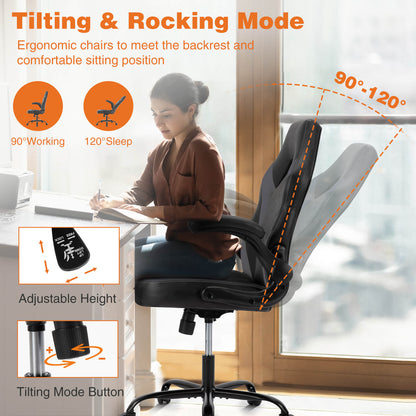 Sweetcrispy Gaming Chair Ergonomic for Bedroom