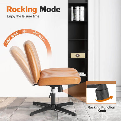Sweetcrispy Ergonomic Swivel Office Chair with Lumbar Support