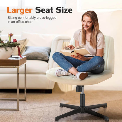 Sweetcrispy Ergonomic Swivel Office Chair with Lumbar Support